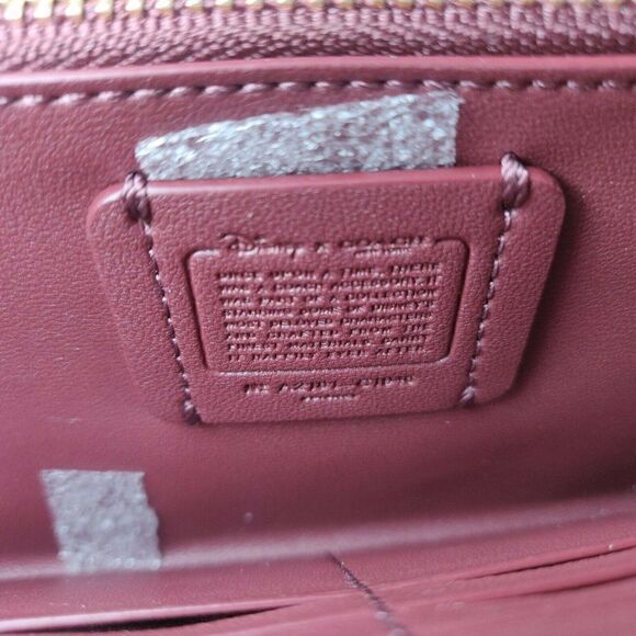 NWT Disney Coach Accordion Zip Wallet Signature - Picture 4 of 4